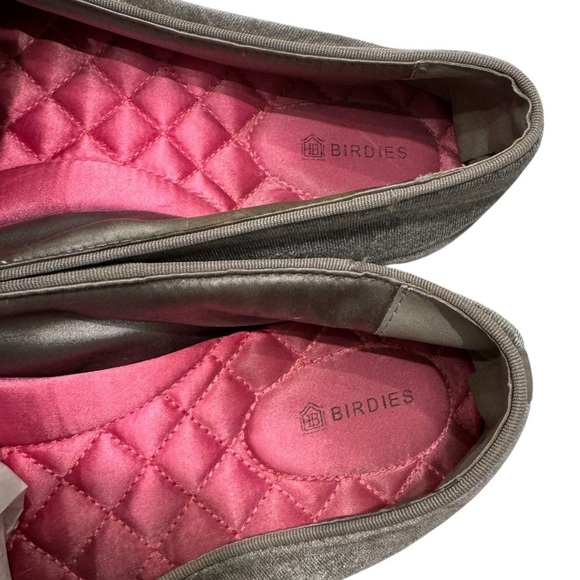 Birdies The Starling Stone Velvet Flats, Size 9 - Picture 6 of 7